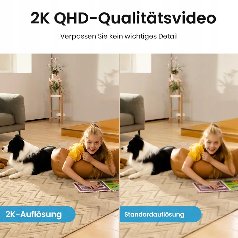 AOSU Binnencamera 2K 5G 2,4GHz 360 Kinderen Huisdieren Alexa — foto 2
