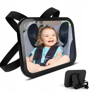 AIQINU Achteruitkijkspiegel Voor Babys 360 Verstelbaar Veilig — miniatuur 1