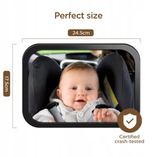 AIQINU Achteruitkijkspiegel Voor Babys 360 Verstelbaar Veilig — miniatuur 7