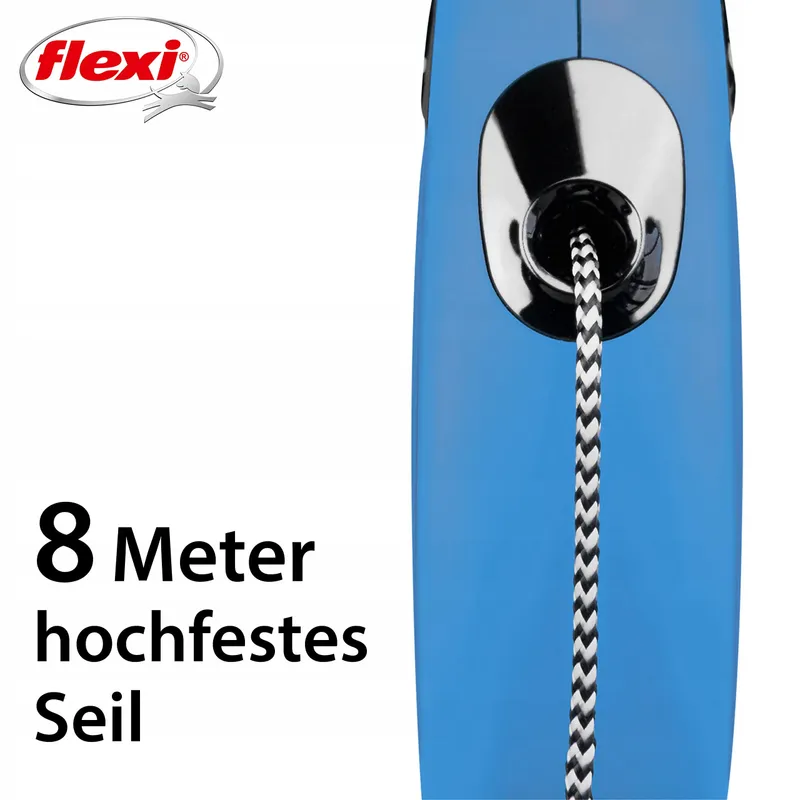 FLEXI New Classic S Riem 8m Blauw Honden tot 12kg — foto 3