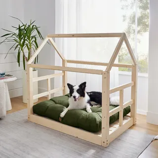 BEDSURE Hondenmand Grote Honden 120x90cm Waterdicht Groen — miniatuur 4
