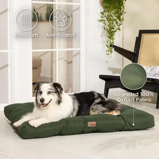 BEDSURE Hondenmand Grote Honden 120x90cm Waterdicht Groen — miniatuur 3