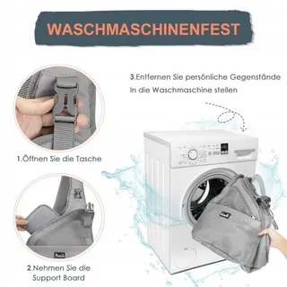 NASJAC Hondendraagtas Verstelbare Riem Net Grijs — miniatuur 6