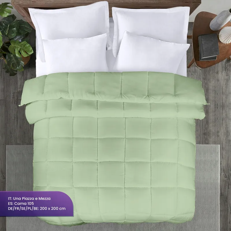 UTOPIA BEDDING Dekbed 200x200cm 370GSM Het Hele Jaar Groen — foto 2