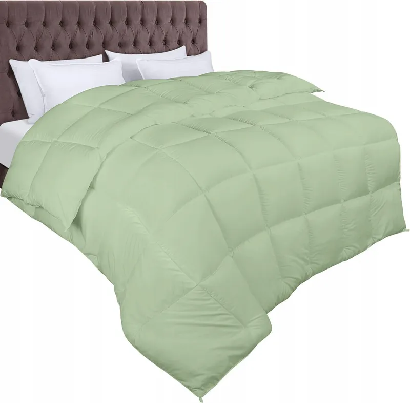 UTOPIA BEDDING Dekbed 200x200cm 370GSM Het Hele Jaar Groen — foto 1