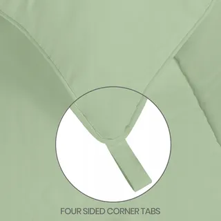 UTOPIA BEDDING Dekbed 200x200cm 370GSM Het Hele Jaar Groen — miniatuur 6