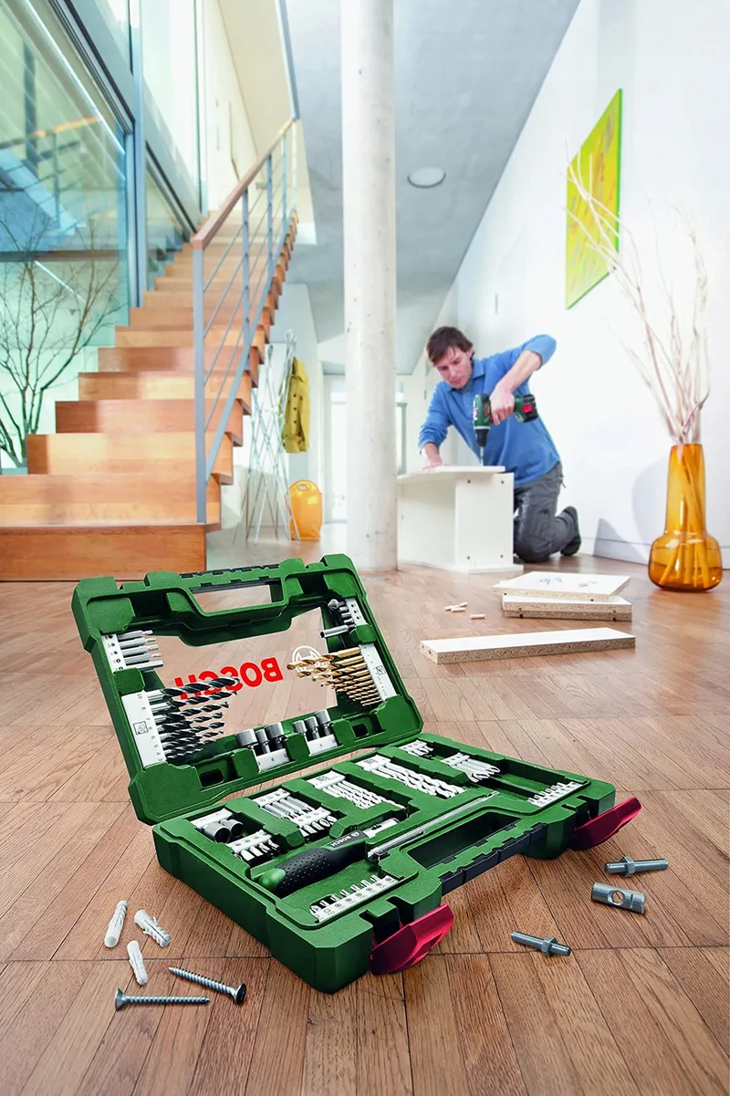 BOSCH V-Line Titanium Boren- En Bitset 91-delig Hout Steen Metaal — foto 7