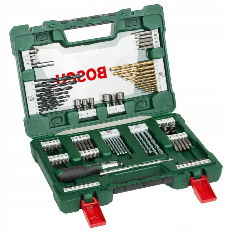 BOSCH V-Line Titanium Boren- En Bitset 91-delig Hout Steen Metaal — foto 1