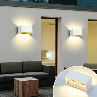 KINGWEN LED Wandlamp Binnen Buiten 20W 3000K Wit — miniatuur 8
