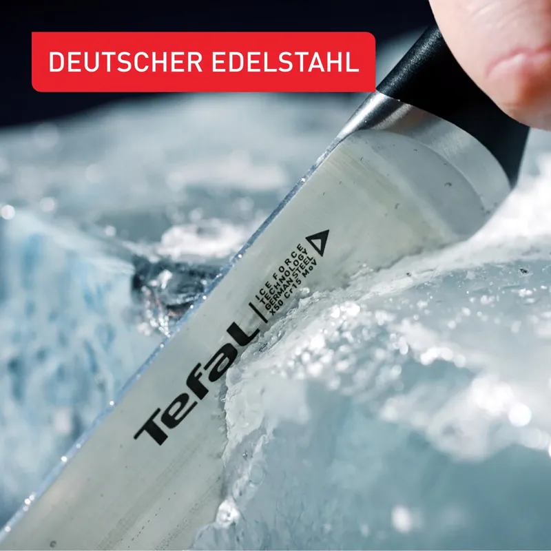 TEFAL Ice Force Messenblok Hout 5 Messen Roestvrij Staal — foto 3