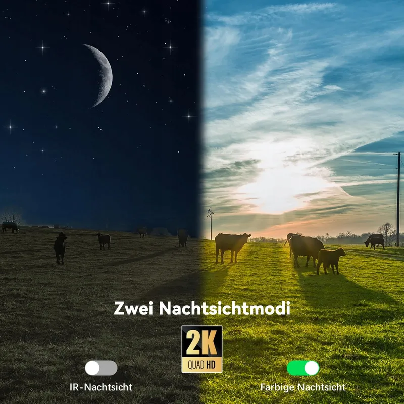 XEGA 4G LTE Bewakingscamera Buiten Solar Draadloos 2K HD 3MP PTZ — foto 5