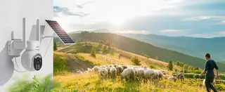 XEGA 4G LTE Bewakingscamera Buiten Solar Draadloos 2K HD 3MP PTZ — miniatuur 8