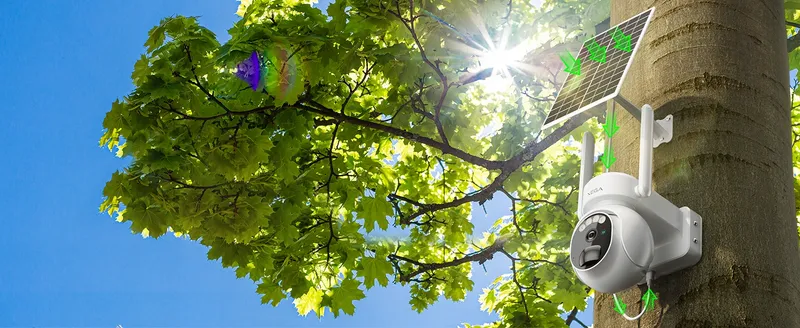 XEGA 4G LTE Bewakingscamera Buiten Solar Draadloos 2K HD 3MP PTZ — foto 12