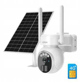 XEGA 4G LTE Bewakingscamera Buiten Solar Draadloos 2K HD 3MP PTZ — miniatuur 15