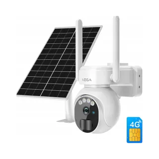XEGA 4G LTE Bewakingscamera Buiten Solar Draadloos 2K HD 3MP PTZ — miniatuur 16