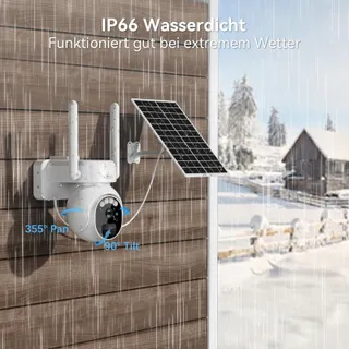 XEGA 4G LTE Bewakingscamera Buiten Solar Draadloos 2K HD 3MP PTZ — miniatuur 6