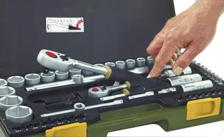 PROXXON Dopsleutelset 65-Delig Ratel Koffer — miniatuur 9