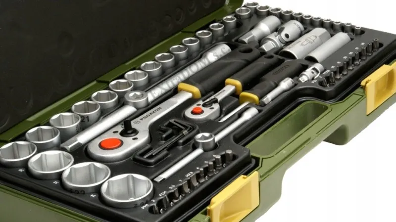 PROXXON Dopsleutelset 65-Delig Ratel Koffer — foto 7