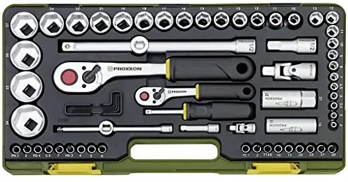 PROXXON Dopsleutelset 65-Delig Ratel Koffer — foto 2