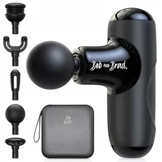 BOB AND BRAD Q2 Mini Massagepistool Zakformaat Spierherstel Zwart — miniatuur 1