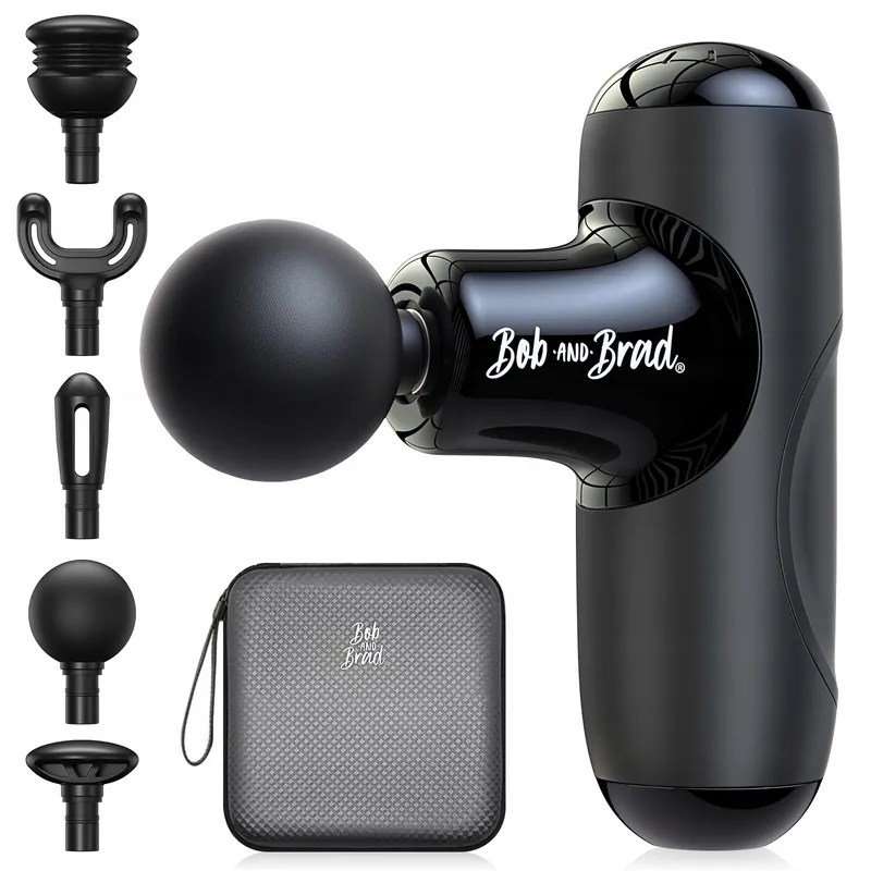 BOB AND BRAD Q2 Mini Massagepistool Zakformaat Spierherstel Zwart — foto 1
