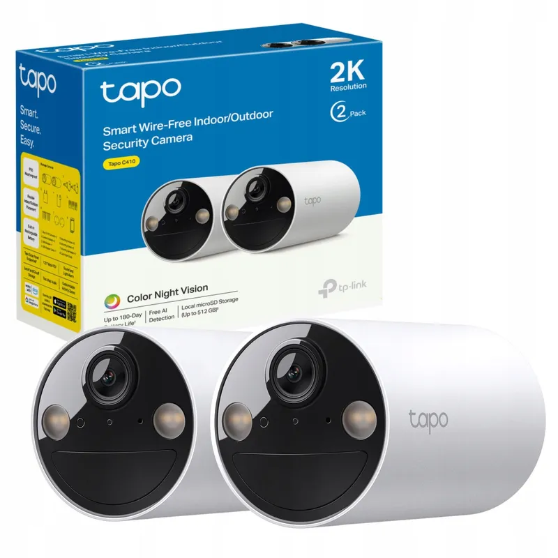 TAPO C410 Buitencamera 2K 2-Pack Accu Persoonsdetectie — foto 11