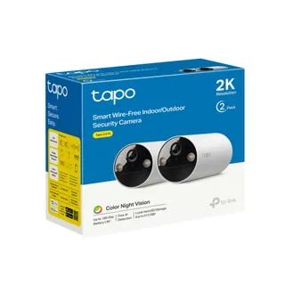 TAPO C410 Buitencamera 2K 2-Pack Accu Persoonsdetectie — miniatuur 16