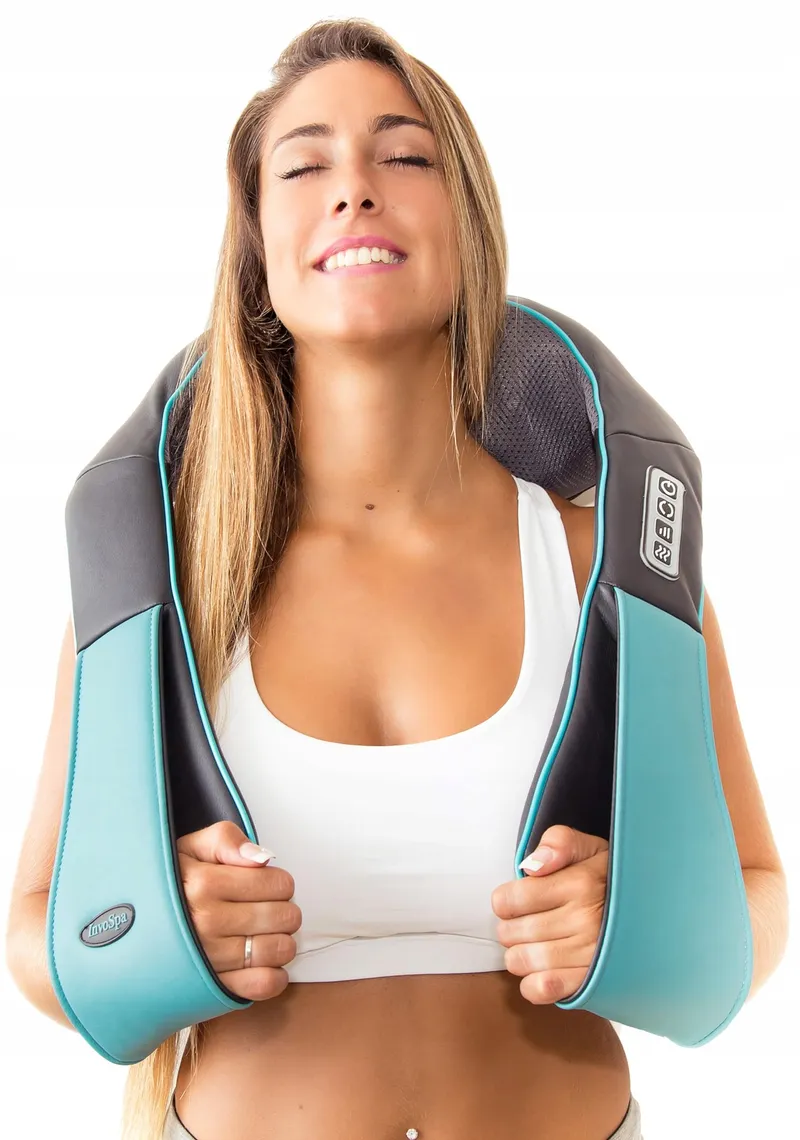 INVOSPA Shiatsu Massager Nek Rug Met Warmtefunctie — foto 1