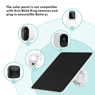 Zonnepaneel Voor Buitencamera's 6W USB Compatibel Met DC 5V — miniatuur 3