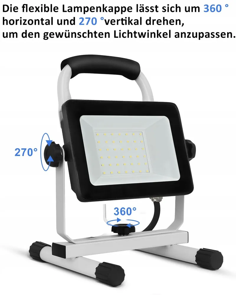 JOYDEER LED Werklamp 4000 Lumen 40W Waterdicht Verstelbaar — foto 4