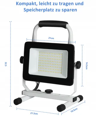 JOYDEER LED Werklamp 4000 Lumen 40W Waterdicht Verstelbaar — miniatuur 8