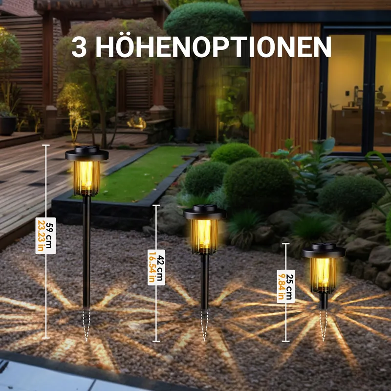 SOLPEX Solar LED Lampen 6 Stuks Tuin Terras Pad Warmwit — foto 6