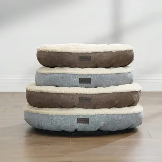 FEANDREA Donut Mand Voor Hond Kat Rond 55cm Bruin — miniatuur 9