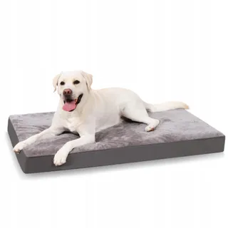 KSIIA Orthopedisch Hondenbed XXL Grijs 120x75x9cm — miniatuur 1