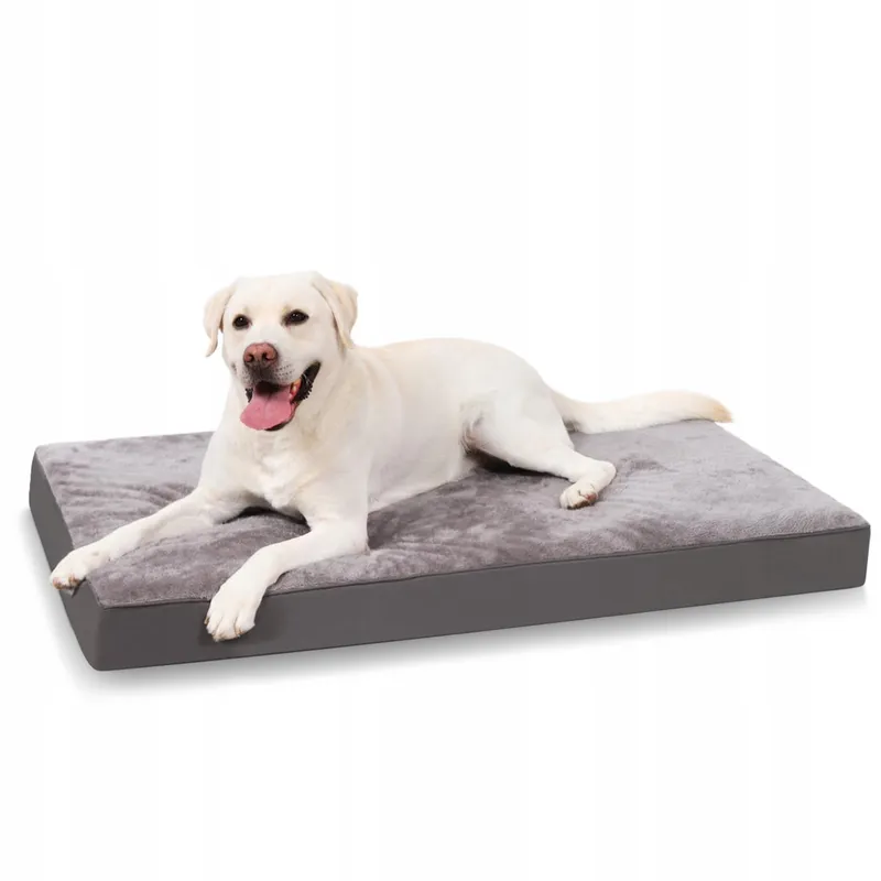 KSIIA Orthopedisch Hondenbed XXL Grijs 120x75x9cm — foto 1