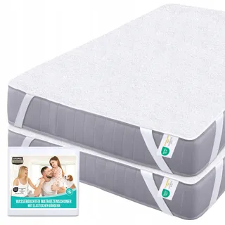 UTOPIA BEDDING Waterdichte Matrasbeschermer 180x200cm 2 Stuks — miniatuur 1