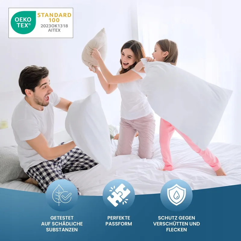 UTOPIA BEDDING Waterdichte Matrasbeschermer 180x200cm 2 Stuks — foto 6