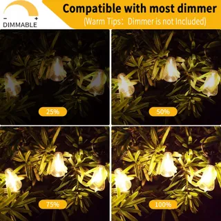 YUUCIO LED Lichtsnoer Buiten 18M 30+1 Lampen IP44 Tuin Terras — miniatuur 5