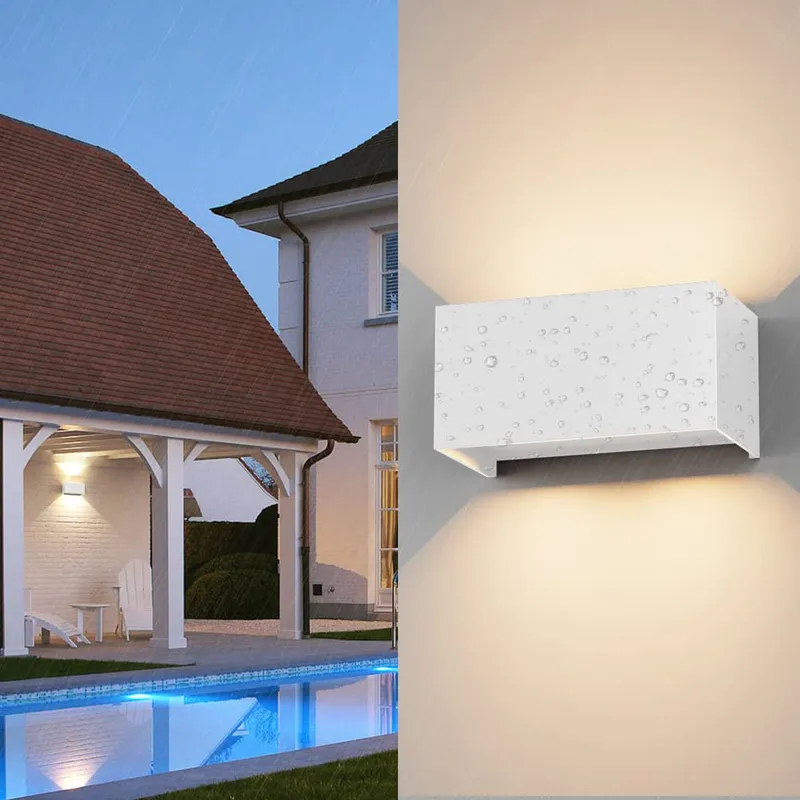 KLIGHTEN 24W LED Wandlamp Binnen Buiten IP65 Warmwit — foto 4