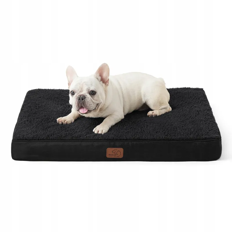 BEDSURE Orthopedisch Hondenbed Kleine Honden 76x51x7,6cm Zwart — foto 1
