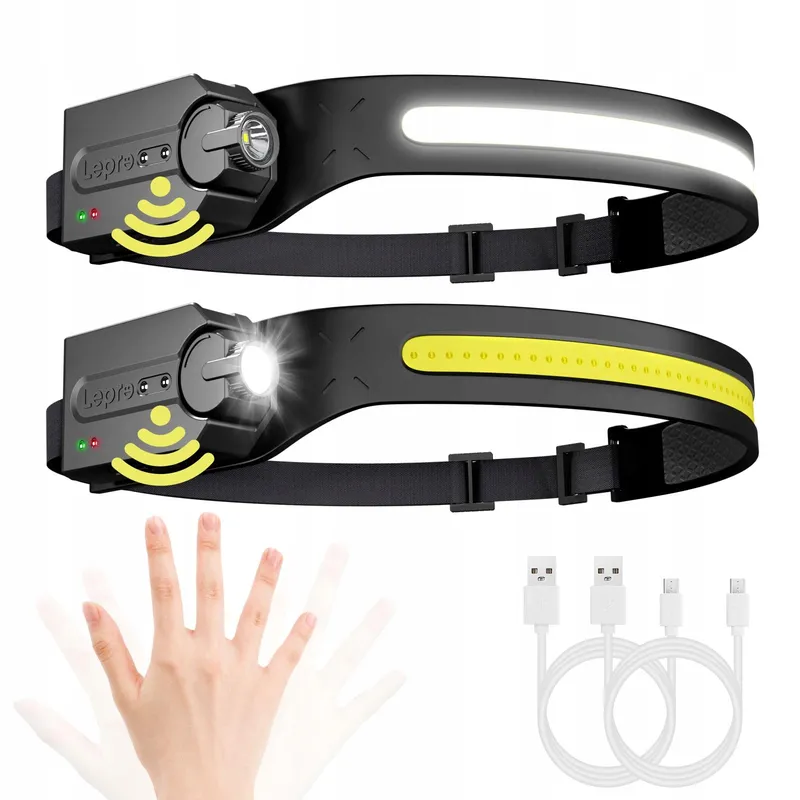 LEPRO LED Hoofdlamp 350 Lumen 5 Standen 230 Bewegingssensor — foto 1