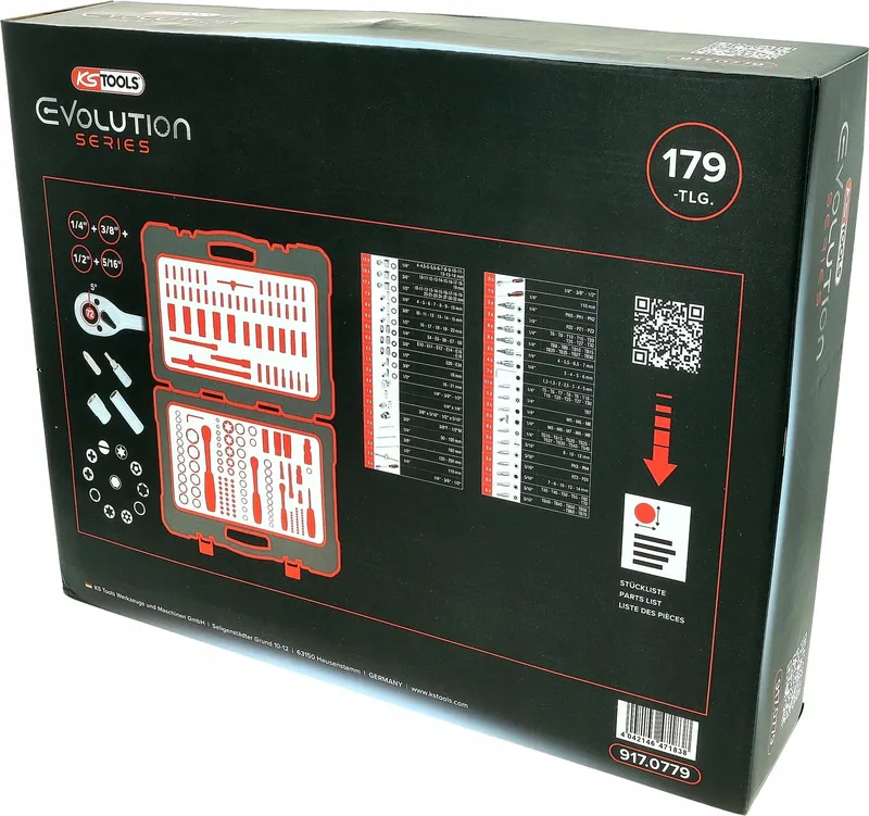 KS TOOLS 917.0779 Dopsleutelset 179-delig 1/4 3/8 1/2 — foto 3