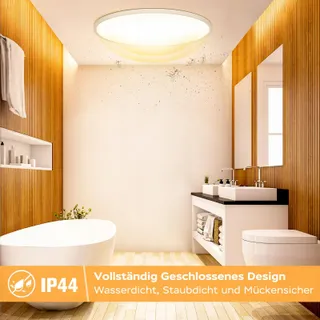OUILA LED Plafondlamp Rond 36W 3000K 3600LM IP44 Keuken — miniatuur 5
