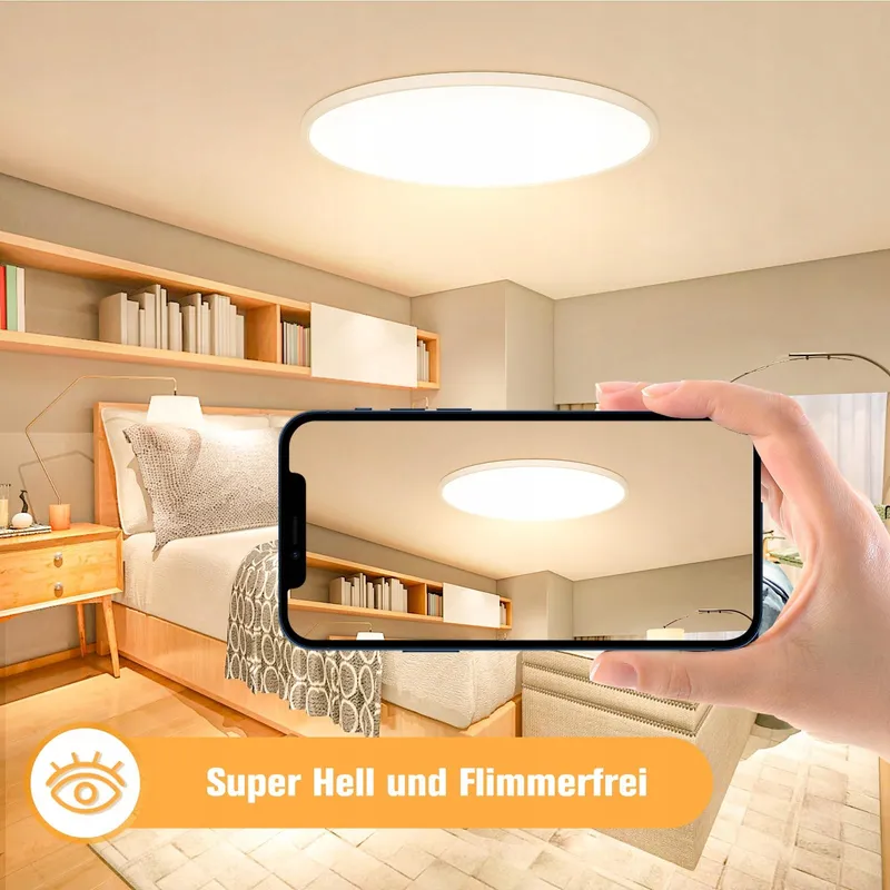 OUILA LED Plafondlamp Rond 36W 3000K 3600LM IP44 Keuken — foto 3