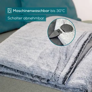 BEURER HD 75 Elektrische Deken Gerecycled 6 Standen 180x130cm — miniatuur 4