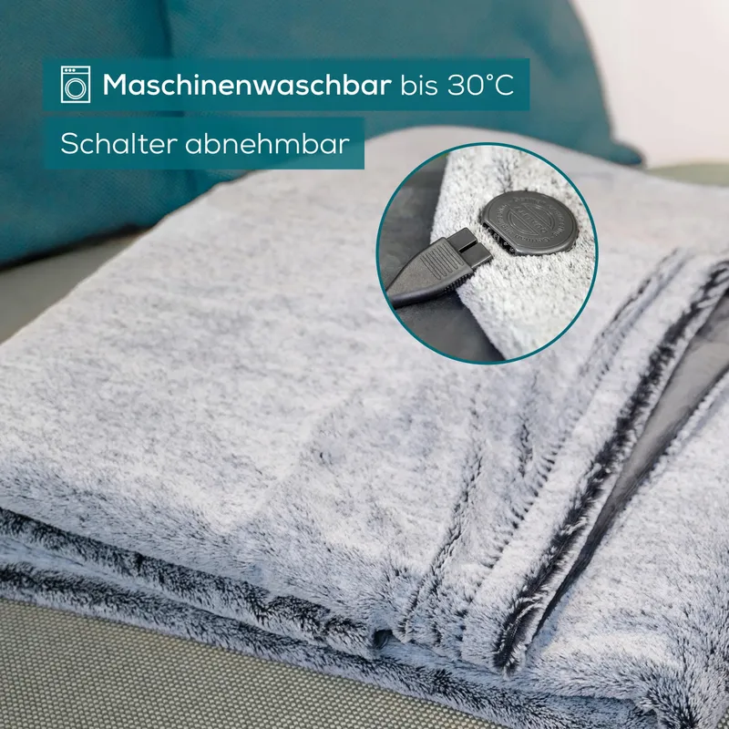 BEURER HD 75 Elektrische Deken Gerecycled 6 Standen 180x130cm — foto 4