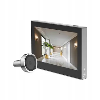 EZVIZ CP2 Deurbel Camera 4,3" 2MP 146° 2200mAh Zilver — miniatuur 1