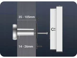 EZVIZ CP2 Deurbel Camera 4,3" 2MP 146° 2200mAh Zilver — miniatuur 13