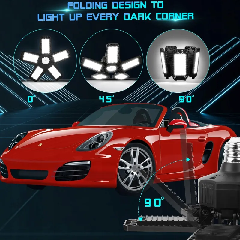 TASINUO LED Plafondlamp 160W 16000LM 6500K E26 E27 Garage — foto 2