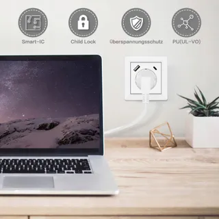 Wandstopcontact USB Type C 5V 3,4A Wit Systeem 55 — miniatuur 6